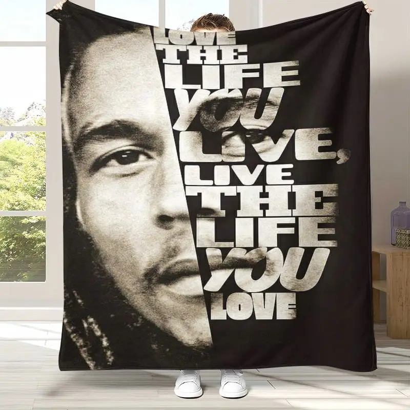 3D Reggae Music Bob Marley Rasta Color Soft Flannel Throw Blanket,Cozy Warm Blanket for Bed,Sofa,Living Room,Camping,Home Decor