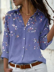 Camisa holgada para mujer, camisa de temperamento a la moda, Tops casuales elegantes para mujer