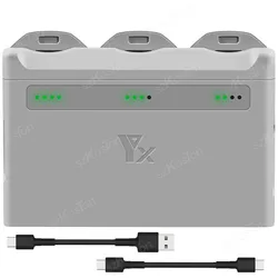 For DJI NEO Drone Accessories 3-Ways Battery Hub For DJI NEO Fast Battery Charging Box Portable Carrying Battery Charging Case