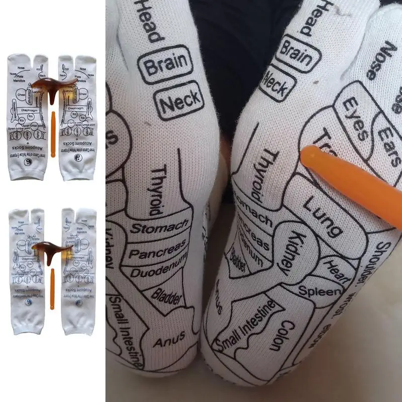 Foot Reflexology Socks Reflexology Foot Massage Socks Reflexology Tool For Foot Massage Acupressures Relief Stress Relief Socks