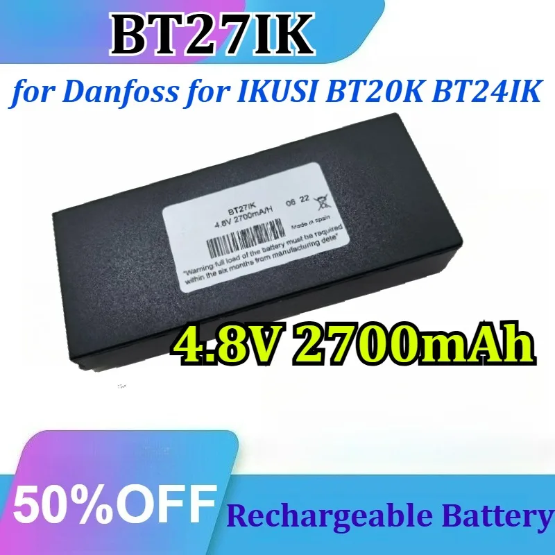 BT27IK 4.8V 2700mAh for Danfoss for IKUSI BT20K BT24IK Industrial Remote Control Battery