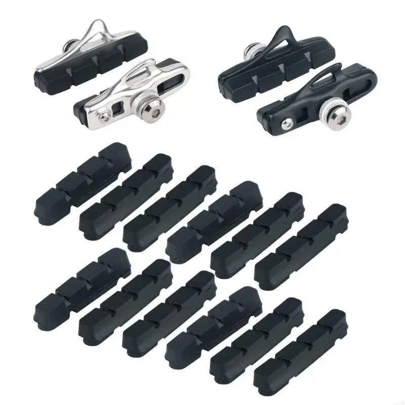 

11UE 1/6 pair Accuracy Crafted Bike Brake Pad Advanced Clamps Wheel Frictions Pad