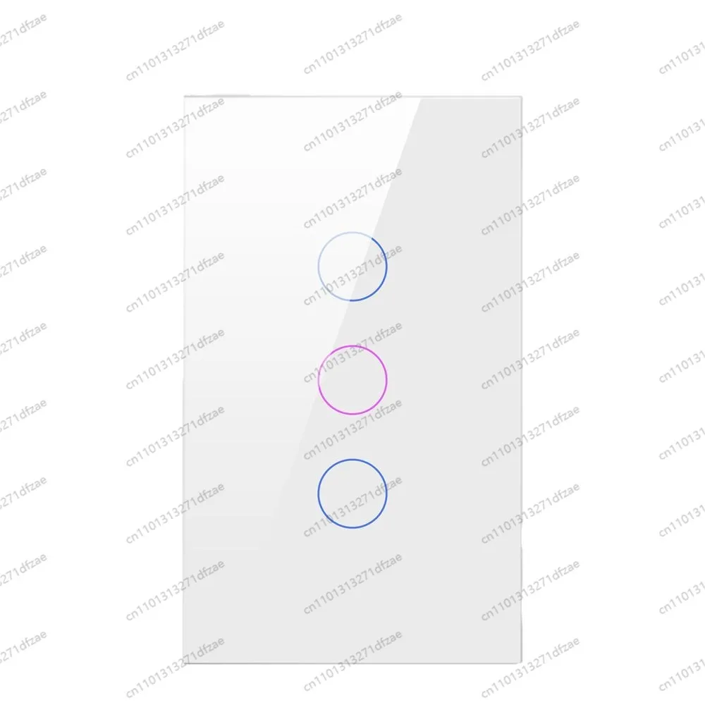 

Умный переключатель Wi-Fi с голосовым управлением Alexa, 1/2/3/4 Gang, сенсорный настенный переключатель, нулевой огонь, стандарт США