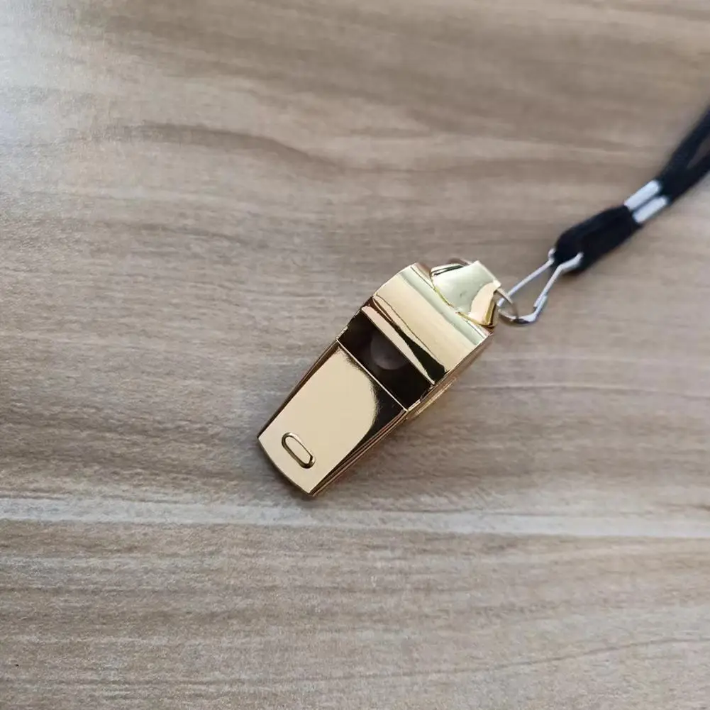 304 Stainless Steel High Pitched Whistle - Wilderness Survival Hanging Neck Whistle For Police And Ball Game Referee Command