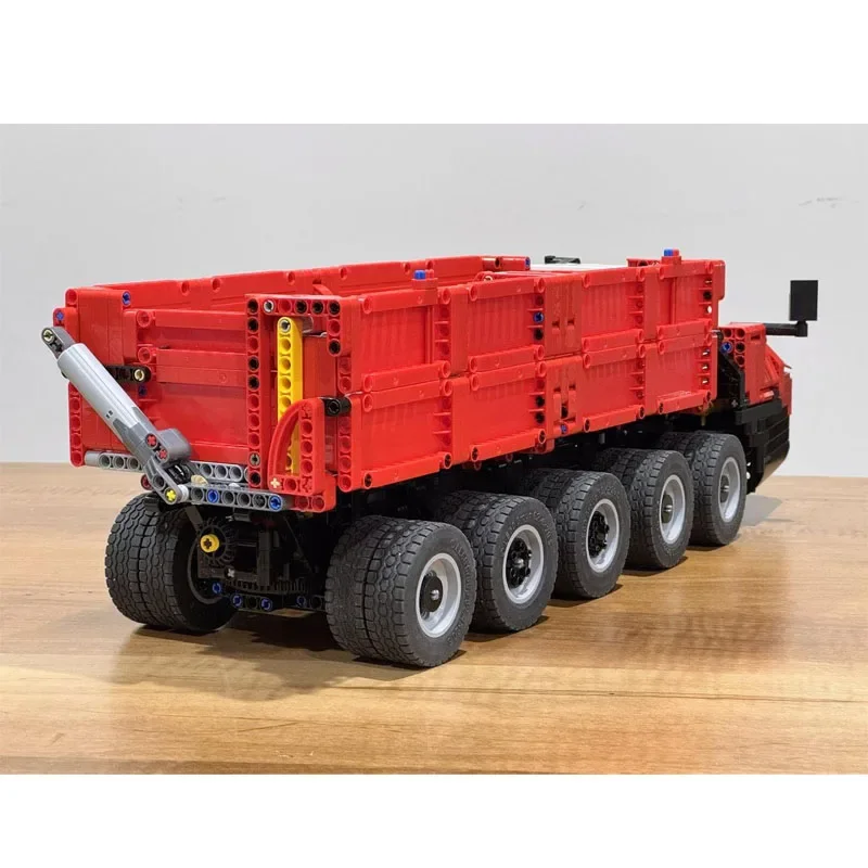 MOC-29987 Rosso Nuovo Camion da trasporto merci TH.680 Versione manuale Building Block Model1512Parts Ragazzi Bambini Building Blocks Giocattoli Regali