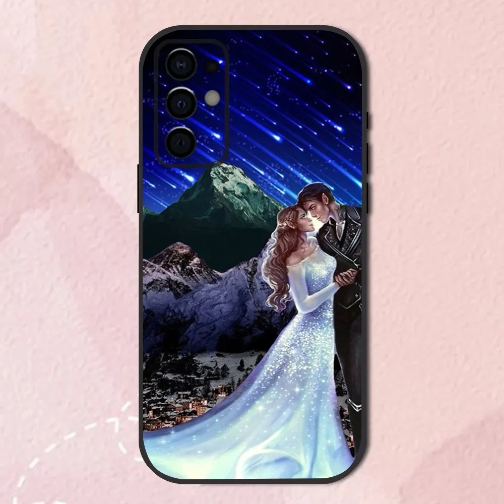 Acotar A Court of Mist and Fury Phone Case For Samsung S24,S21,S22,S23,S30,Ultra,S20,Plus,Fe,Lite,Note,10,9,5G Black Soft Shell