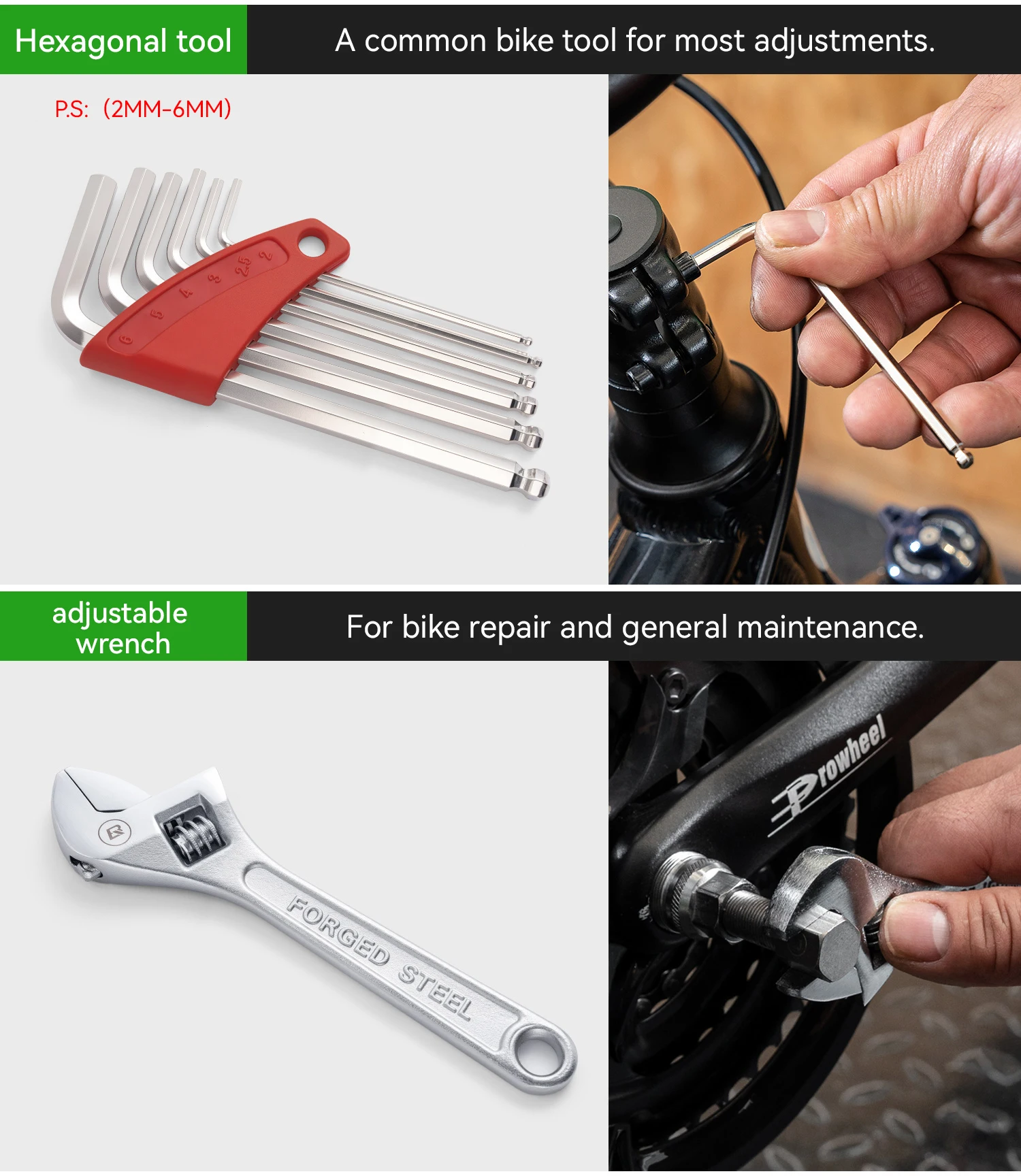 ROCKBROS Fahrrad-Reparaturwerkzeug-Set Multifunktionales 22-in-1 Fahrrad-Kombinations-Wartungswerkzeug-Set Fahrrad-Zubehör – Detail 12