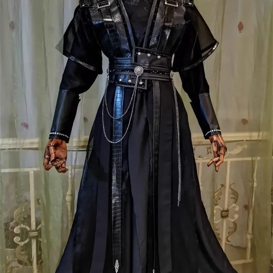 Ancient clothing black suit Xiao Ce Chang Geng clothing black water He Xuan cosplay ancient style