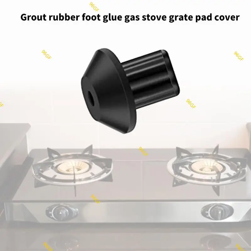 96gf 160pieces karet bumper Peralatan tahan panas Tekstur karet stabil Tekstur karet yang cocok untuk kompor gas Top Grates