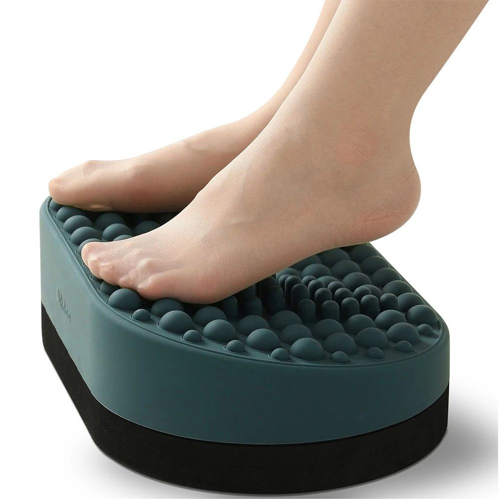 1Pcs Foot Massager Under Desk Footrest with Massage, Foot Stool Under Desk for Plantar Fasciitis Relief, Home, Office,Work