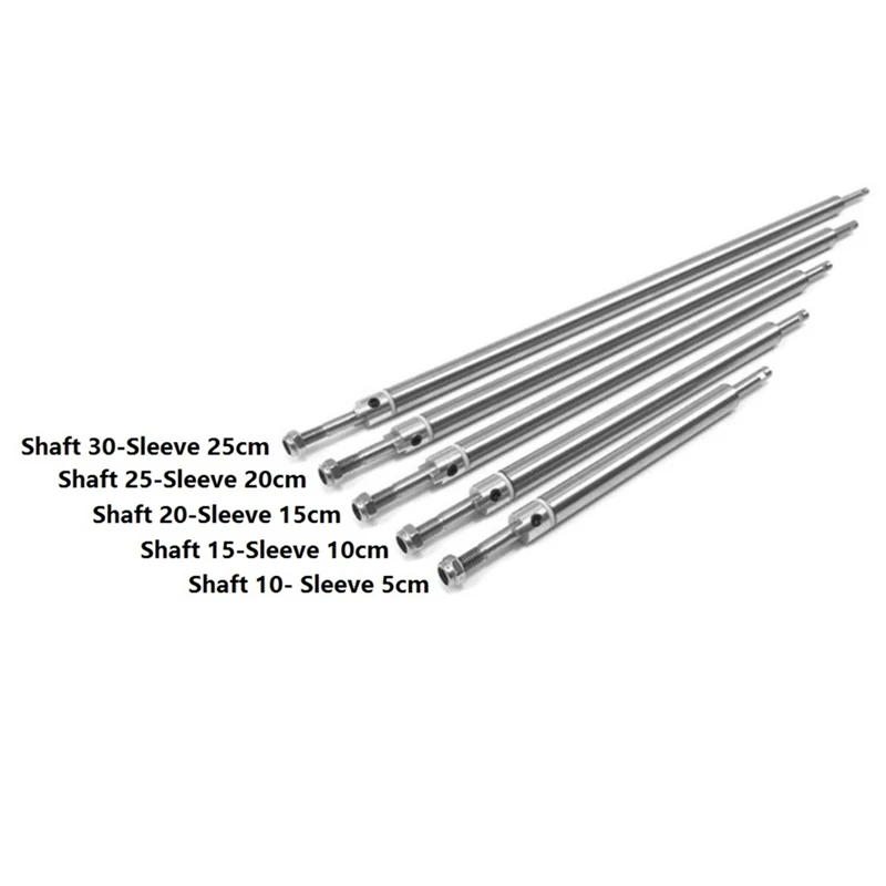 High Precision Watterproof 3Mm Stainless Steel Marine Boat Prop Drive Shafts And Sleeve Tuber Set For RC Boat