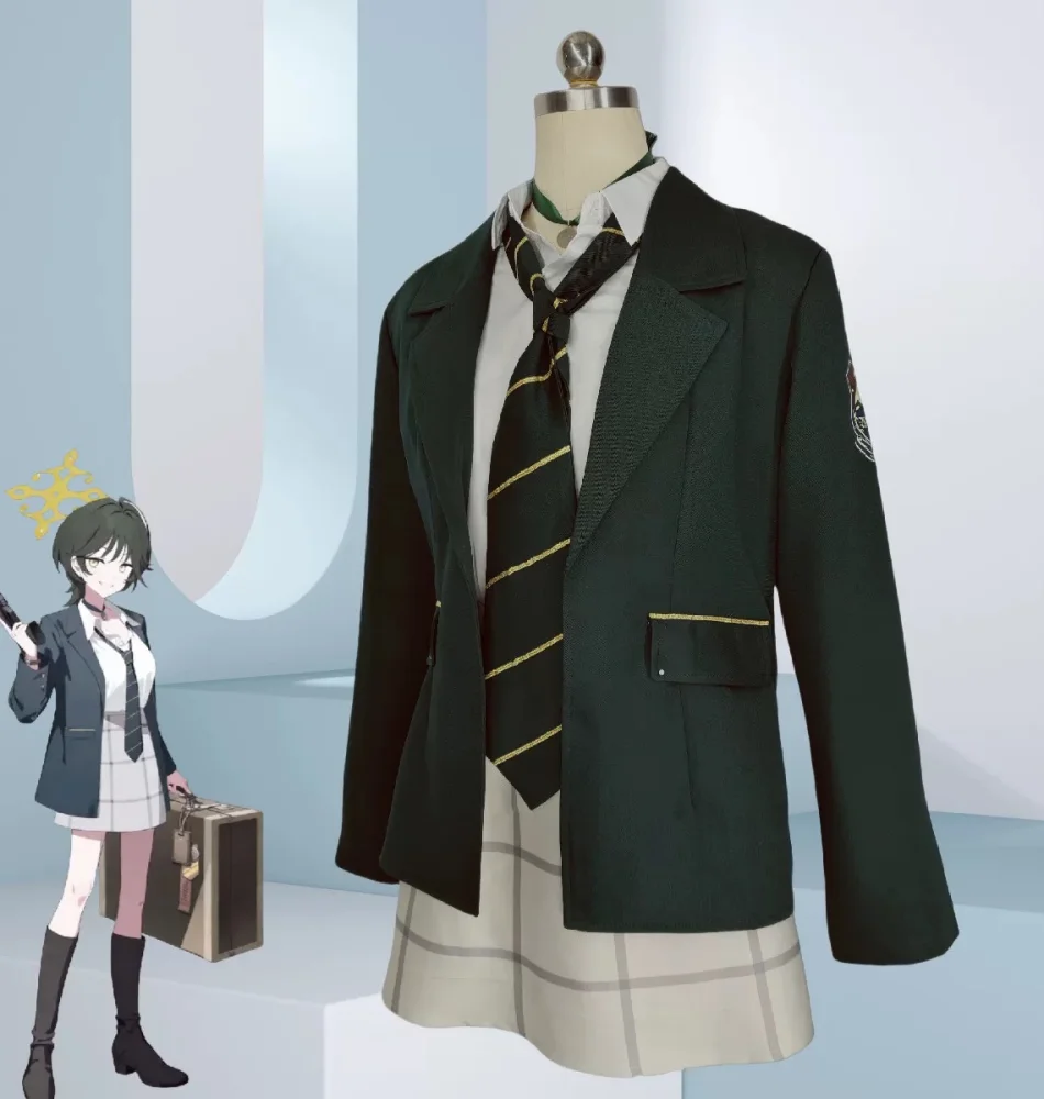 

COWOWO Blue Archive Wakasa Fuyu Cosplay Costume Cos Game Anime Party Uniform Hallowen Play Role Clothes Clothing