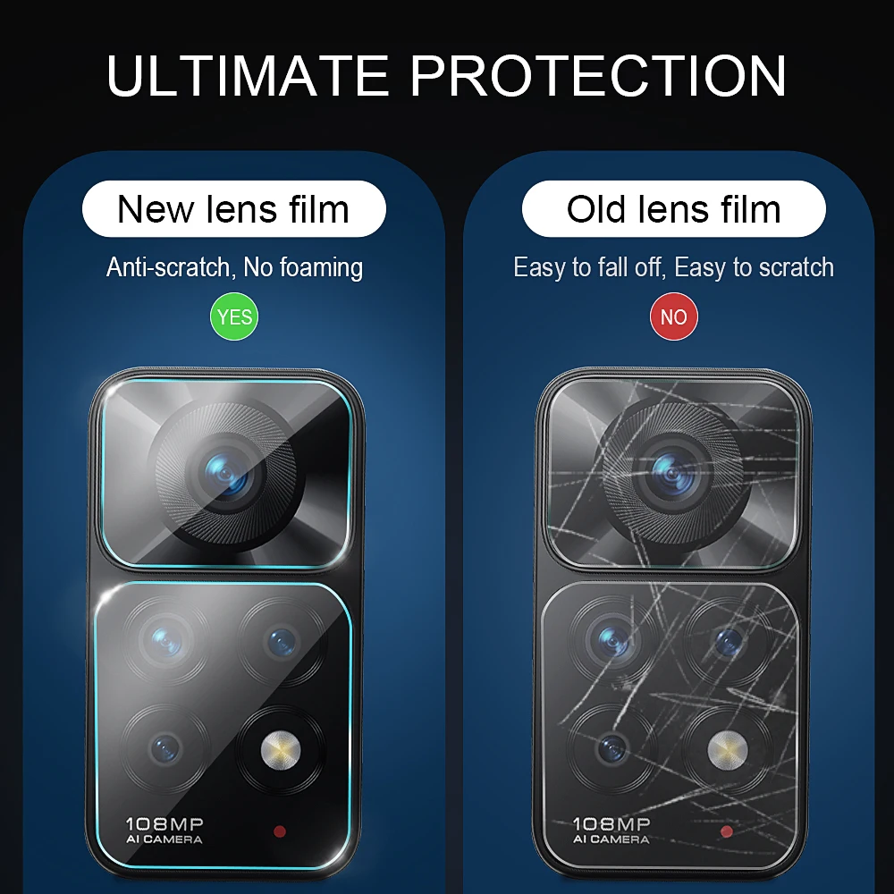 Camera Lens Protector For Xiaomi Redmi Note 11 pro 4G Turbo Camera Protective Film for Redmi note 11 pro  4g not glass