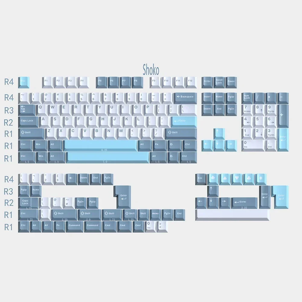 Groothandel keycap DIY voor Cherry MX-schakelaar mechanisch toetsenbord eendelige keycap keycaps valorant