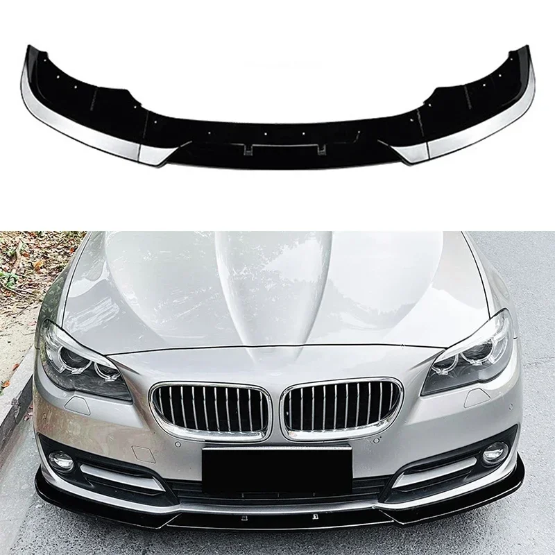 

Front Bumper Lip Spoiler For BMW 5 Series F10 F11 LCI 2015 2016 2017 Front Bumper Protector Lower Blade Splitter Car Styling