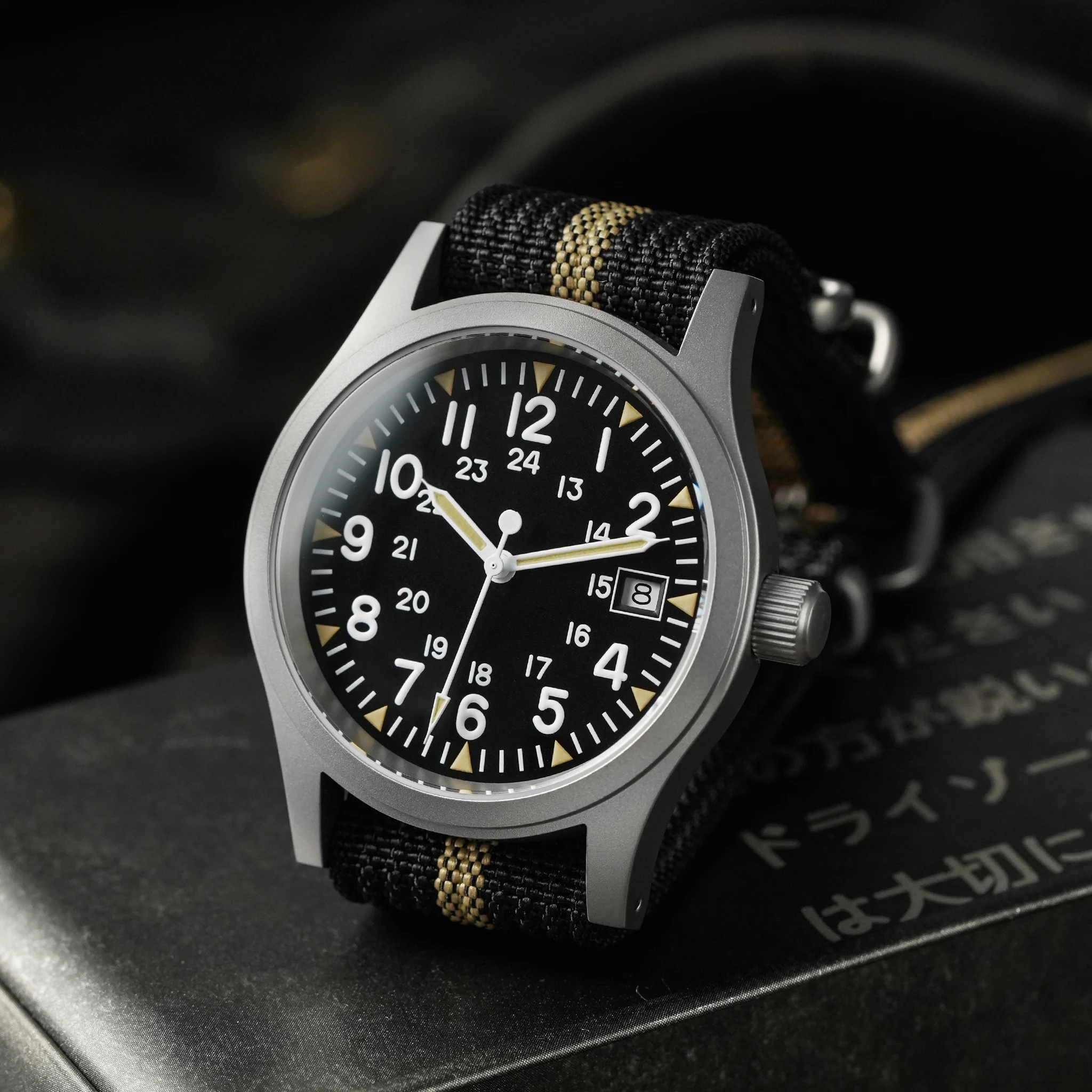 Militado ML05 38mm Military Field Watch Ronda 515 Quartz Movement
