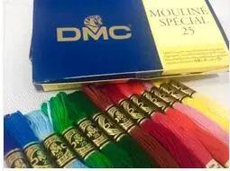 Oneroom-DMC Threads, 100 Needles, Original French Thread, Embroidery, Cross Stitch, Floss Yarn, Best Quality, 400PCs