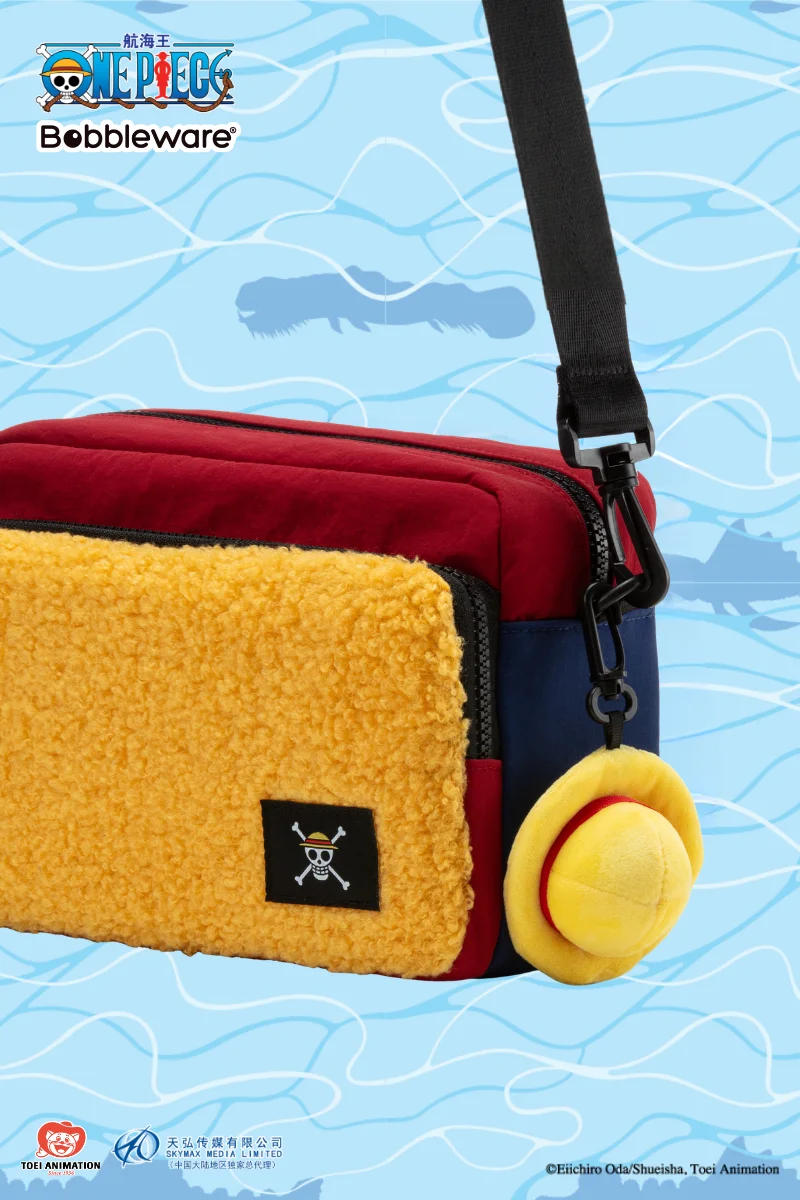 Offizielle One Piece Anime Schultertasche Luffy Zoro Chopper Umhängetasche Wasserdichte Reisetasche für Fans Sammlerstück Geschenk. – Detail 7