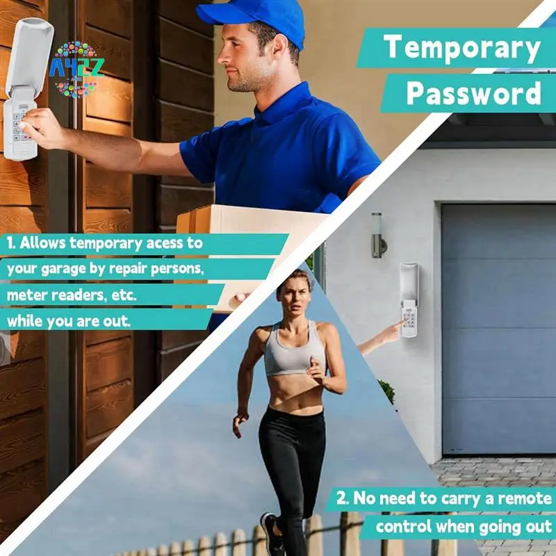 

A42Z-GK-R Garage Door Opener Keypad And 2 Pack G3T-R 3-Button Remote, For Genie Intellicode Technology And Overhead Opener