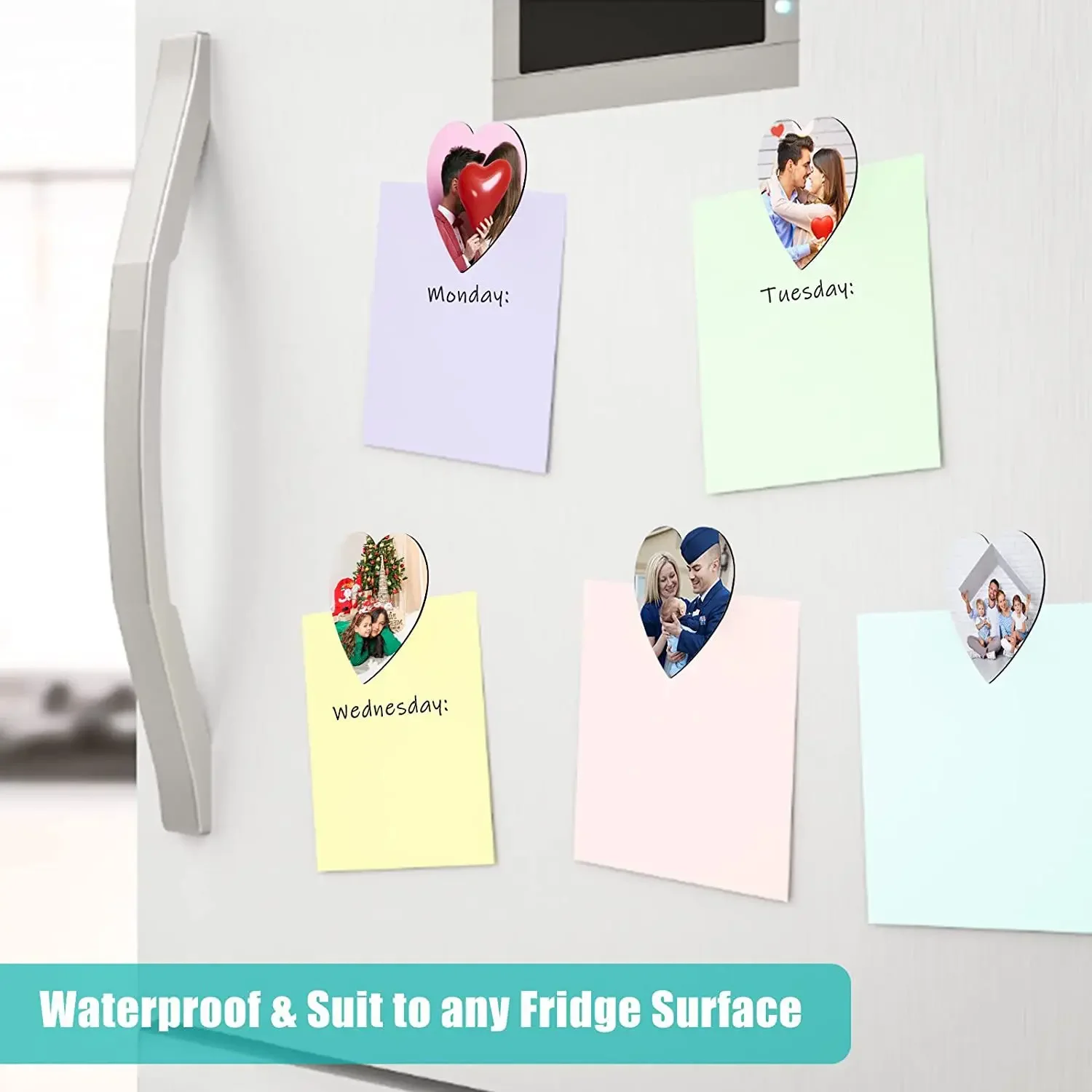 30Pcs/Set Sublimation Magnet Blanks Refrigerator Magnets Personalized Fridge Magnet Sublimation Blanks Kitchen Office Decoration