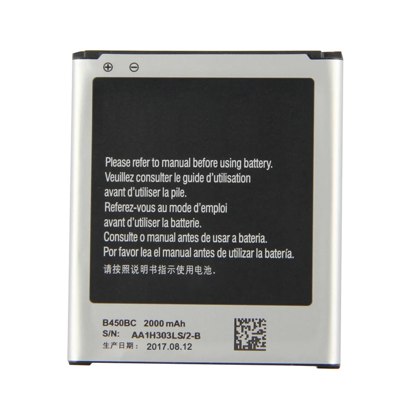 

Replacement Battery B450BC B450AE For Samsung GALAXY Core 4G SM-G3518 G3518 G3568V Rechargeable Battery G3568V 2000mAh