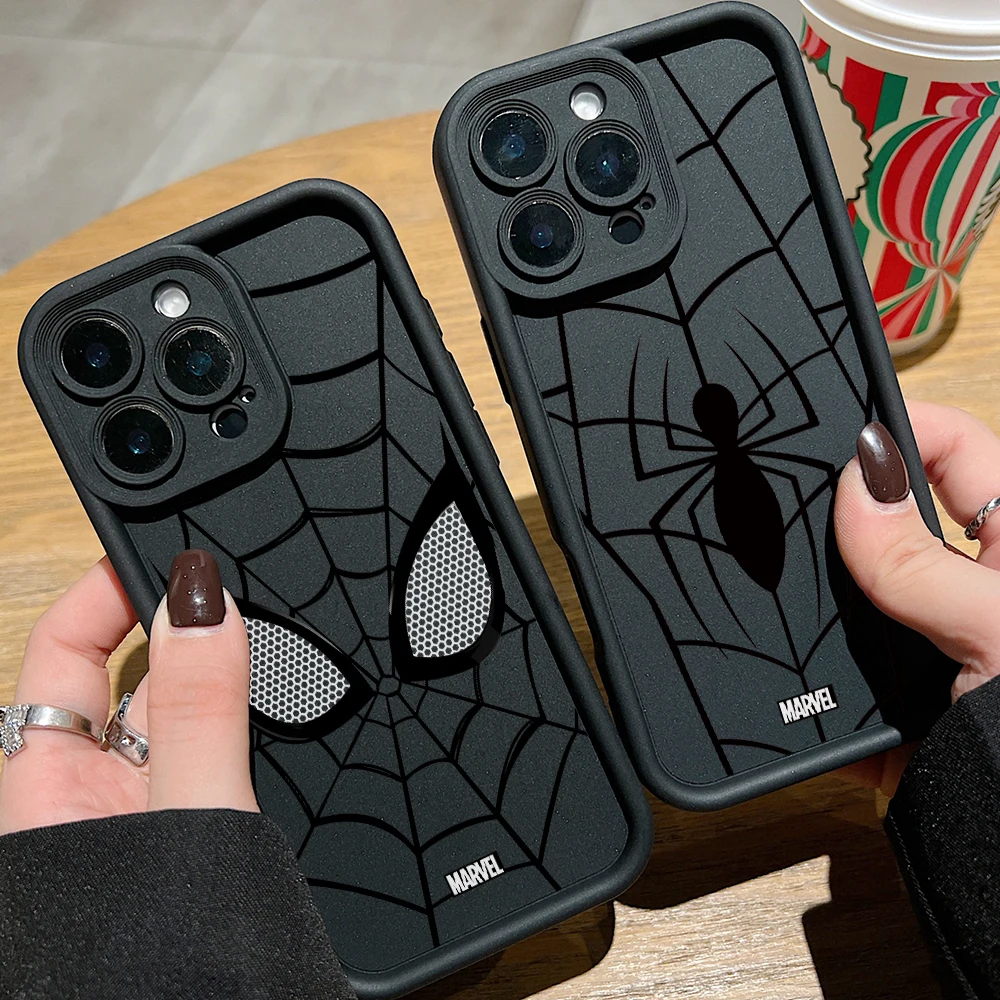 Photography Xiaomi 17 Ultra - Havalı Siyah Örümcekler Erkek Telefon Kılıfı
