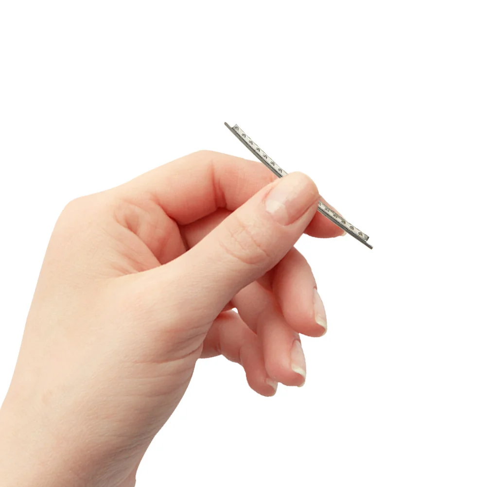 

48Pcs Cupronickel Fret Wires 2.2mm for Electric Guitar Enhanced Durability Tonal Clarity Universal Fit Fretboard Repair Kit