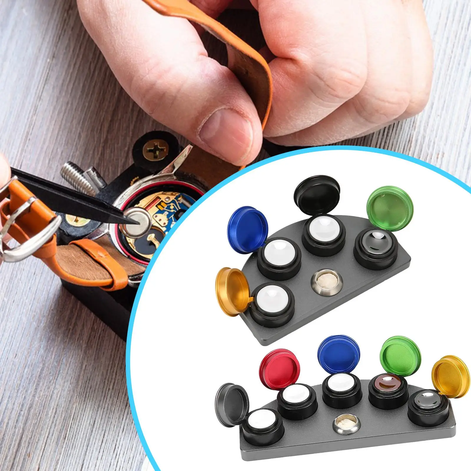 Practical Watch Oil Dipping Tool Set Multipurpose Lubrication Application for Horologist for Watch Clock Repair