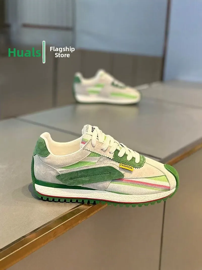Men's Casual Shoes 2026 New Autumn Fashion All-Match Lightweight Soft Bottom Anti-Slip Sports Agan Breathable Mesh Inner