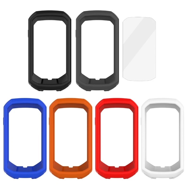 Silicone Bike Computer Housing Case With Antiscratch Screen Protector Film For 1050 Code Watch Cyclists All Weather Gear