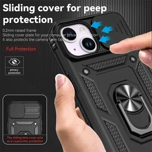 Für iPhone 15 Pro Max Hülle Kickstand Stoßstangen -Stoßfänger -Telefon Shield Hartes hartes iPhone 14 13 12 11 Pro Max 15 14 Plus Cover 10 Hauptverkäufe im Rückenlehnen Nmax - №7