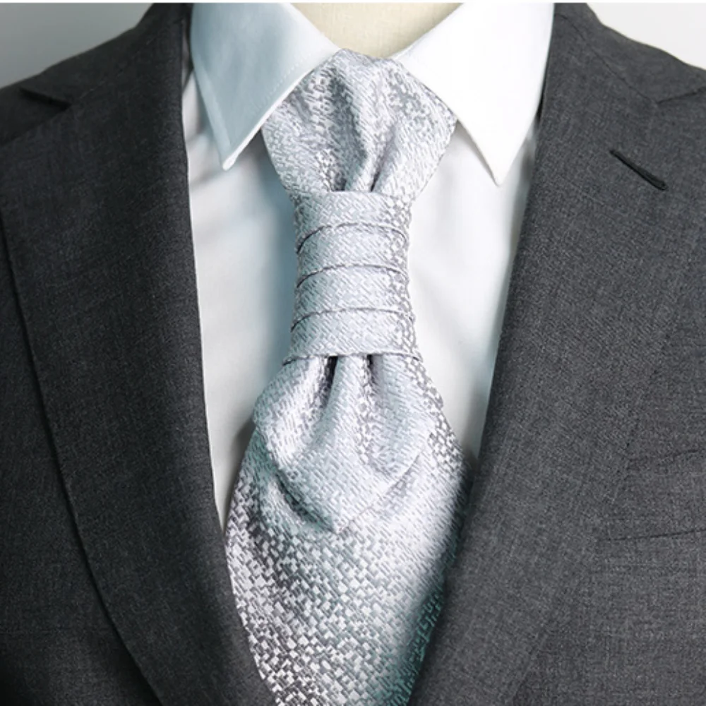 

Повседневные жаккардовые галстуки с цветочным принтом Gravatas с бантом, одежда для жениха, аксессуары, воротник, деловой деловой галстук, косплей