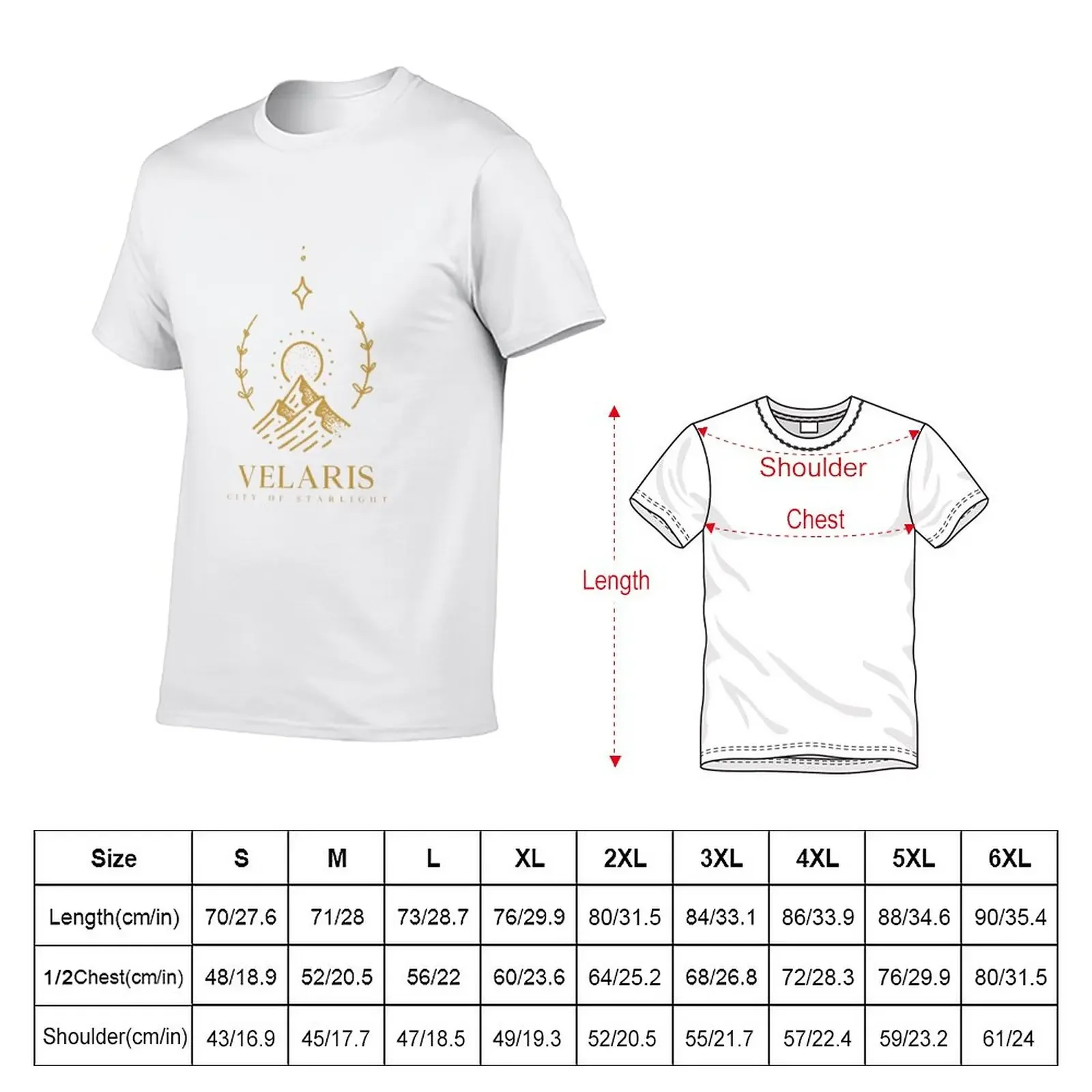 New A court of Thorns and Roses, Velaris Symbol T-Shirt custom t shirt Blouse cute tops sports fan t-shirts mens t shirt graphic