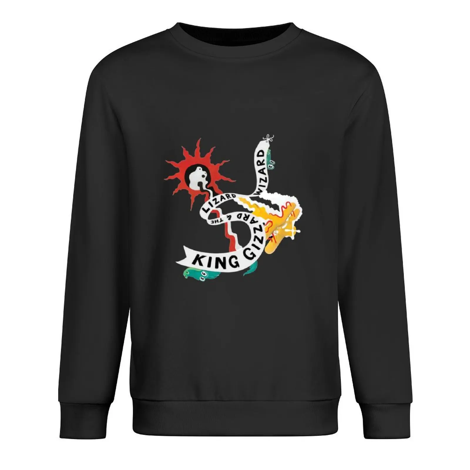 

king gizzard and the lizard wizard (2) Pullover blouse male clothes japanese style oversize sweatshirts