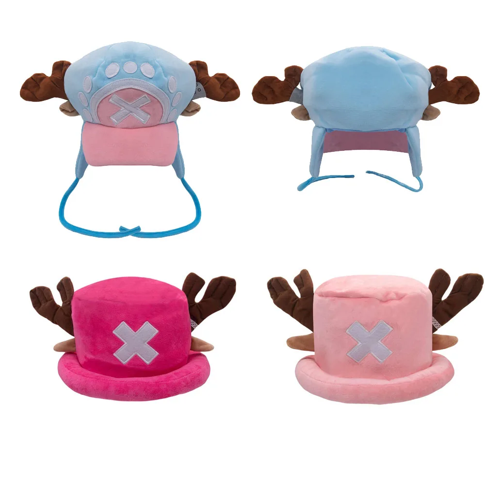 Tony Chopper Cosplay Hat para homens e mulheres, anime, fantasia, halloween, carnaval, acessórios de fantasia, suporte