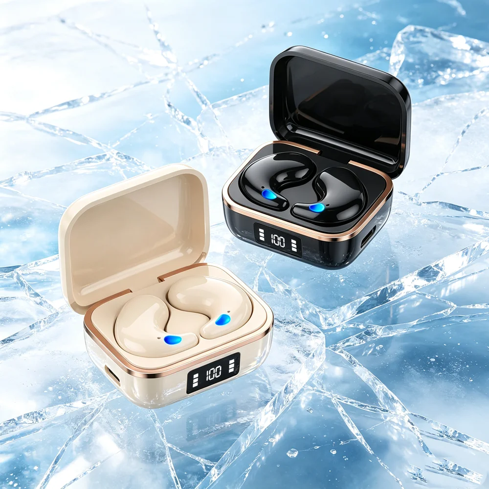 Bluetooth Headphones Bluetooth Earbuds Lightweight Bluetooth Earphones Significantly Reduce Neck and Shoulder Fatigue Over Time
