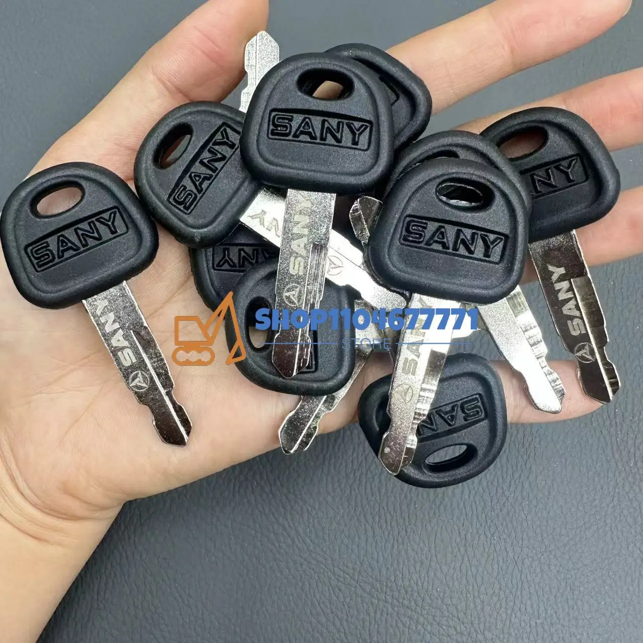 

50PCS Excavator Parts For Sany Excavator Bulldozer Loader 60022654 Heavy Equipment Ignition Key