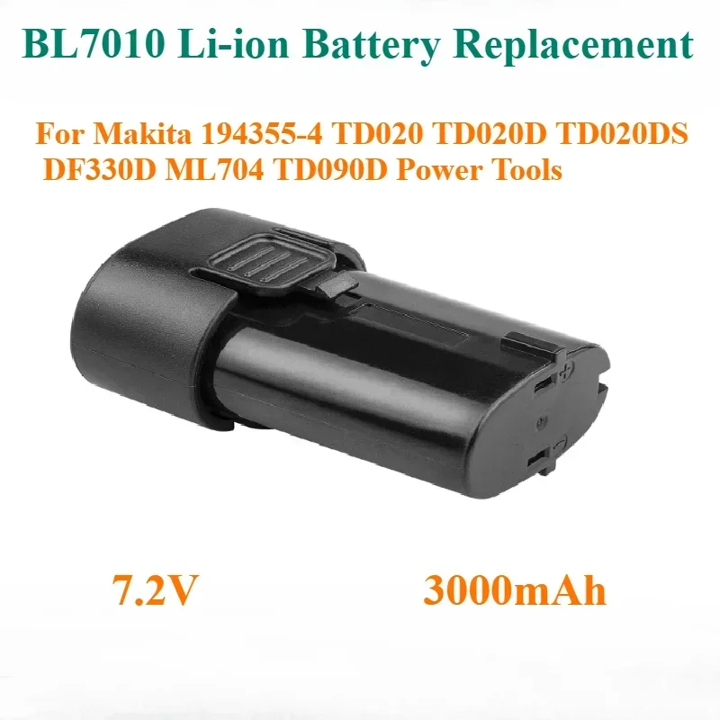 

Adecuado Para Makita 7.2vb Bl7010 Destornillador Eléctrico De Perforación Manual De Lotes Eléctricos Con Batería Recargable