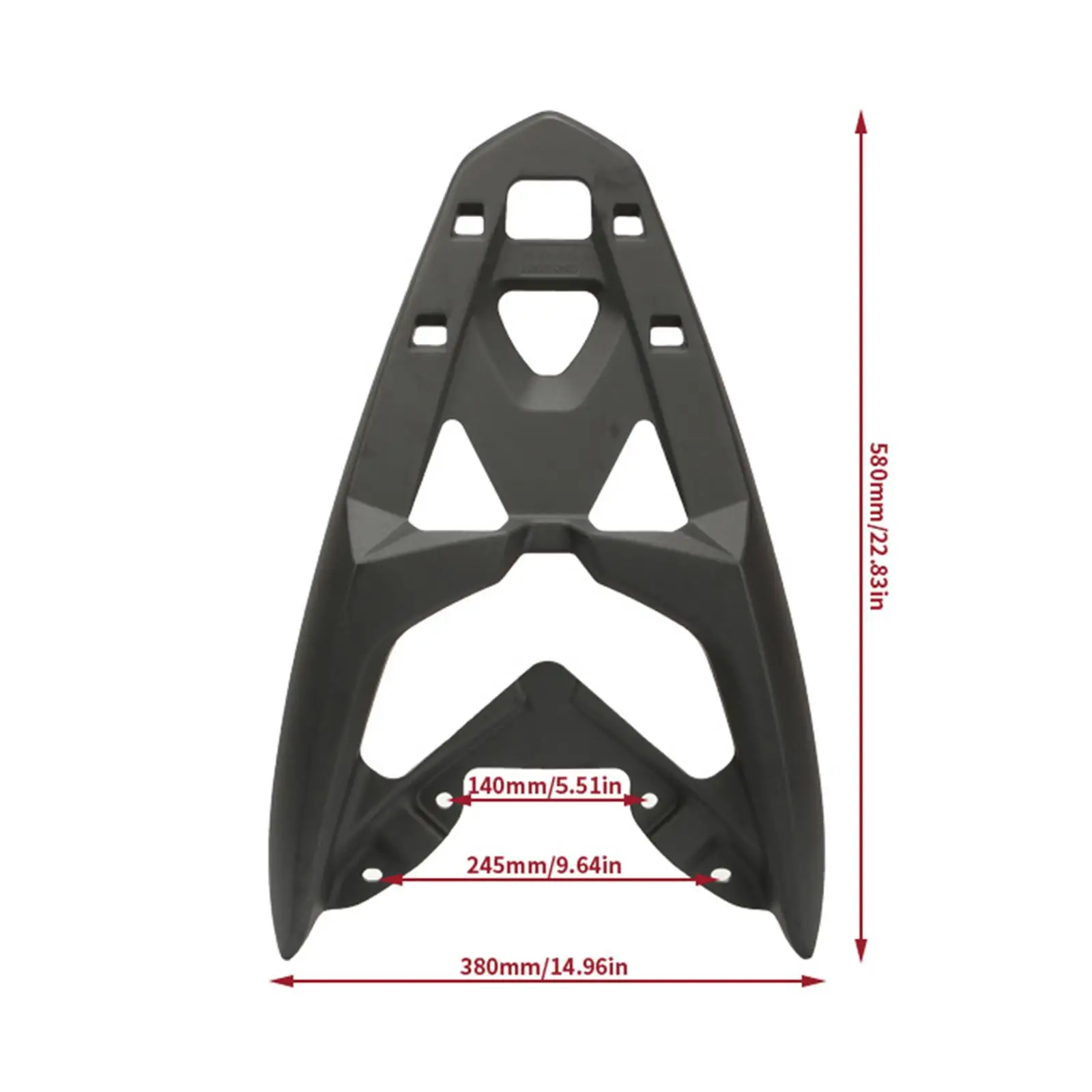 Motorcycle Luggage Rack,Tail Rack Part Replaces Shelf,Rear Cargo Basket Rack, Cargo Carrier Rear Carrier Rack for Nmax155