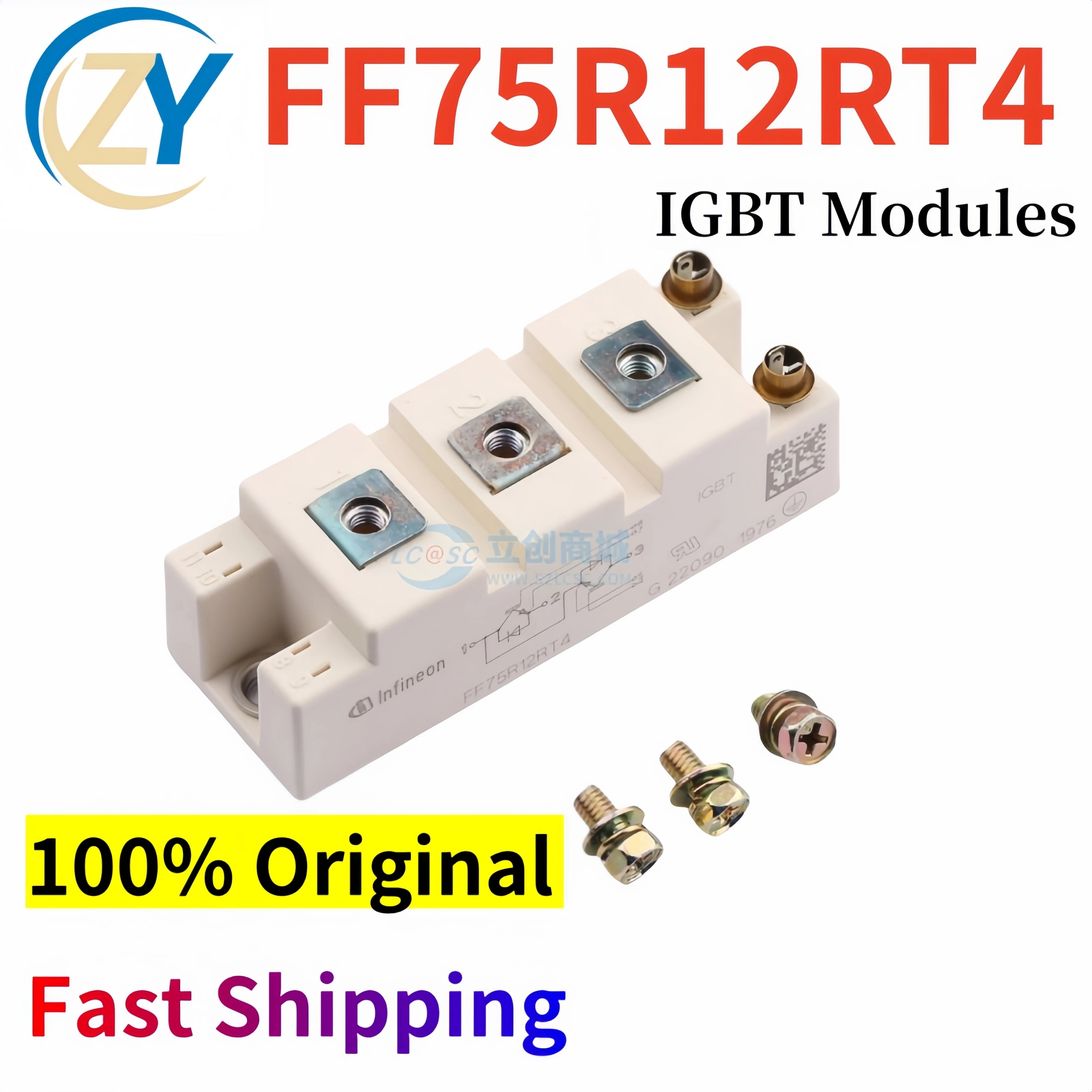 

FF75R12RT4 IGBT Modules FF75R12 20V Dual -40C - +150C 100% Original & In Stock