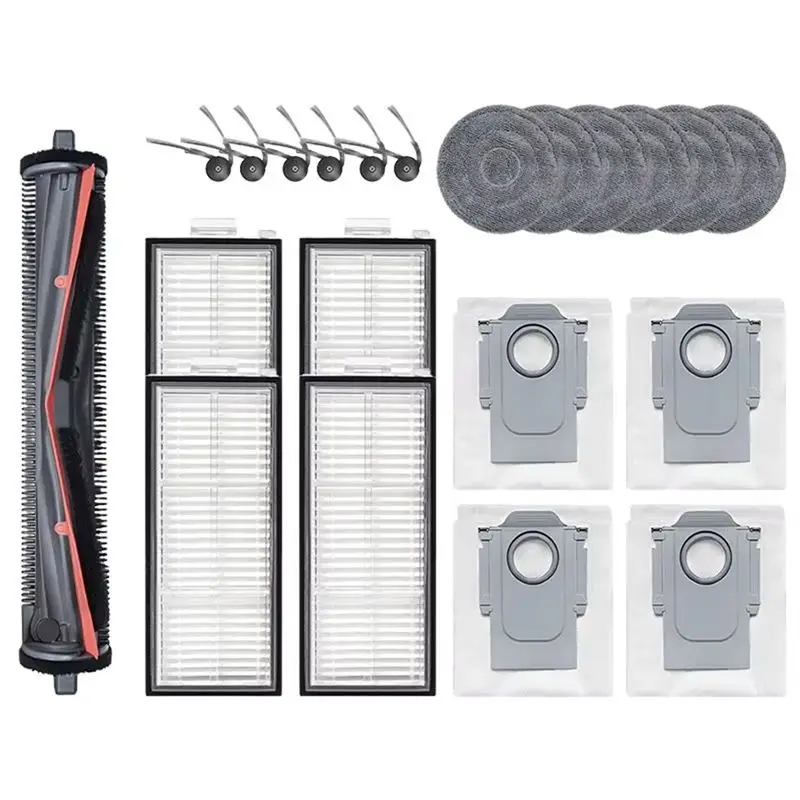 A40Z-For Roborock Saros Z70/G30 Space Cleaning Machine Accessories Anti Entanglement Main Brush, Filter Mop Pad, Dust Bag