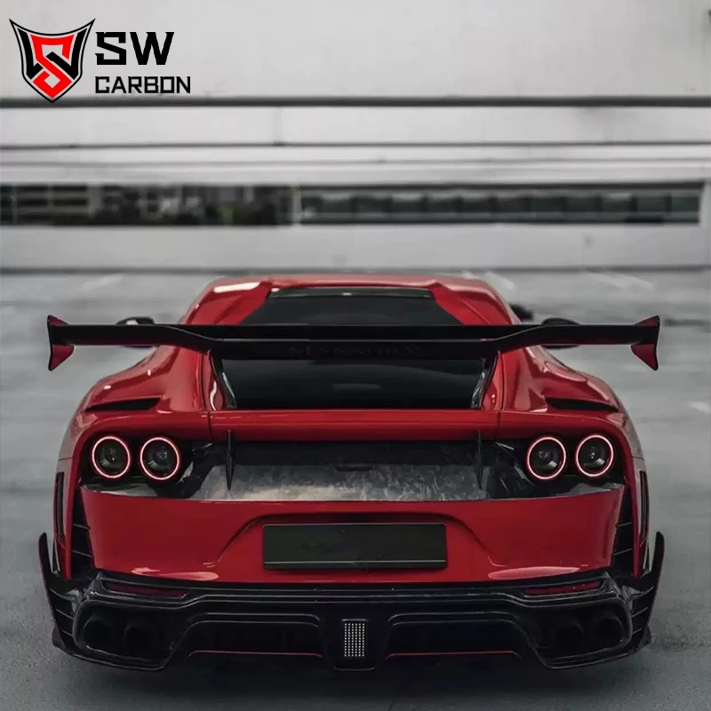 

Carbon Fiber MSY Style 812 Rear Spoiler for Ferrari 812 Superfast Rear Splitter Lip Wing Flap Performance Kit