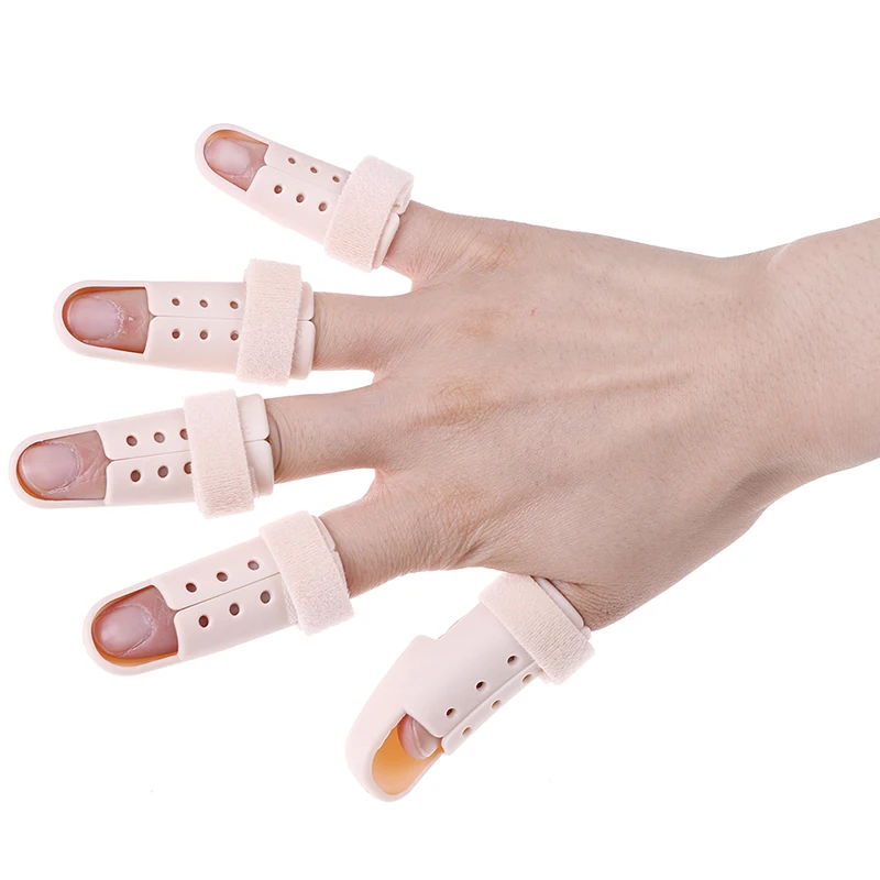 

Pain Relief Trigger Finger Fixing Splint Straightener Brace Corrector Supplies