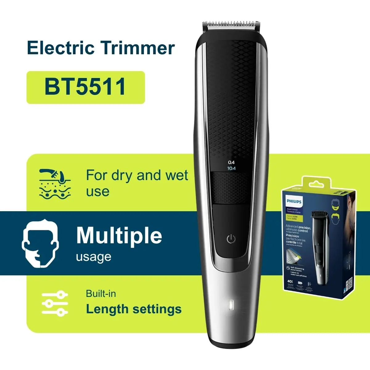 

Philips Norelco CareTouch Wet & Dry Electric Shaver S3242