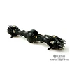 Lesu 1/14 Rc トラックスペア金属差動ロックフランジフロントアクスルリモートコントロールオオハシトラクター Tamiyaya 車 Th02059 4