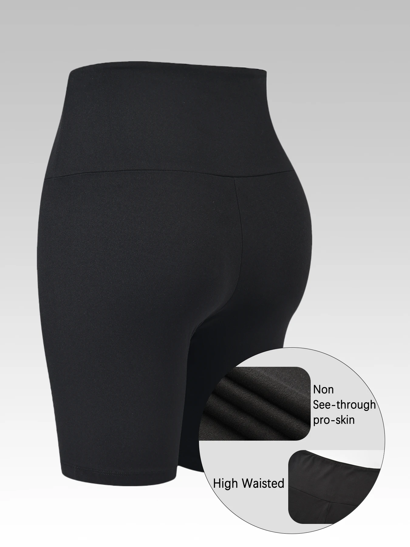 5 Pack Women's High Waisted Biker Shorts Super Soft Tummy Control No See Through Workout Yoga Running Push Up Gym Fitness Shorts