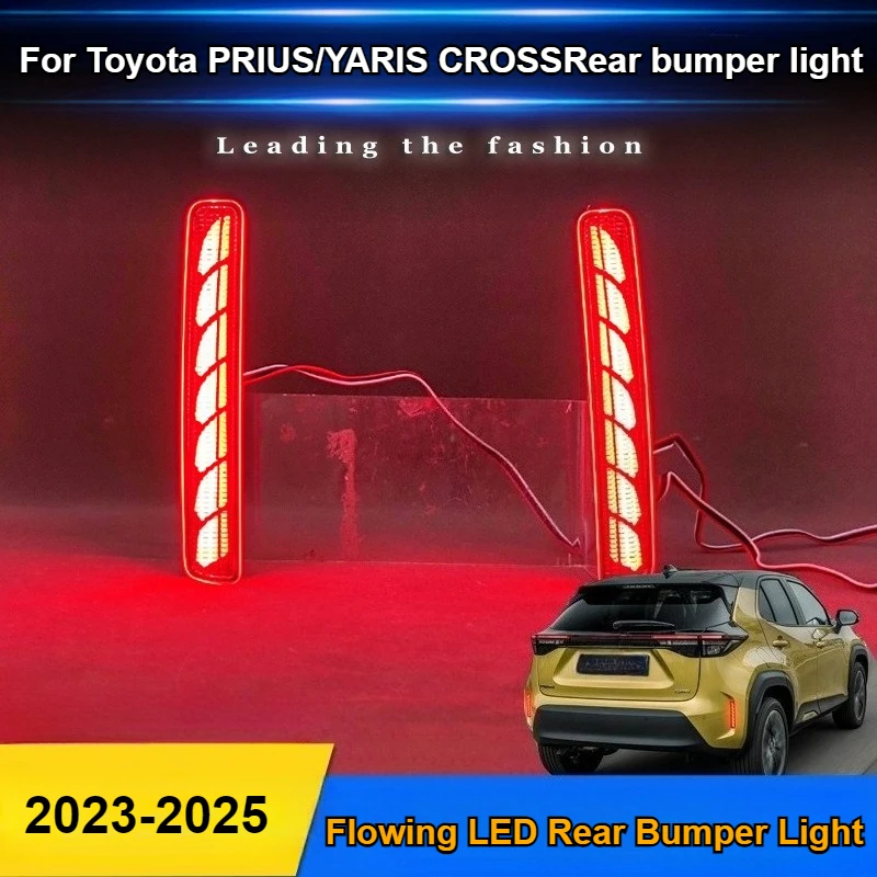 

For Toyota PRIUS 40 Series YARIS NOAH/VOXY 80 Series 2023 2024 2025 LED Rear Bumper Light Modification Brake Warning Light