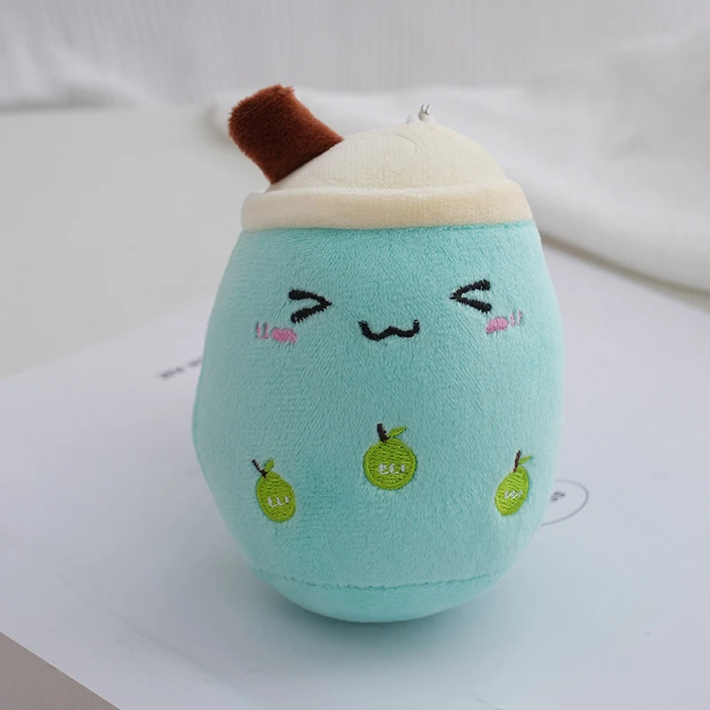 Bubble Tea Cup Plush Toys para menina, travesseiro macio, almofada, frutas kawaii, chá de leite, boneca recheada, presente de aniversário para amigo, 1pc