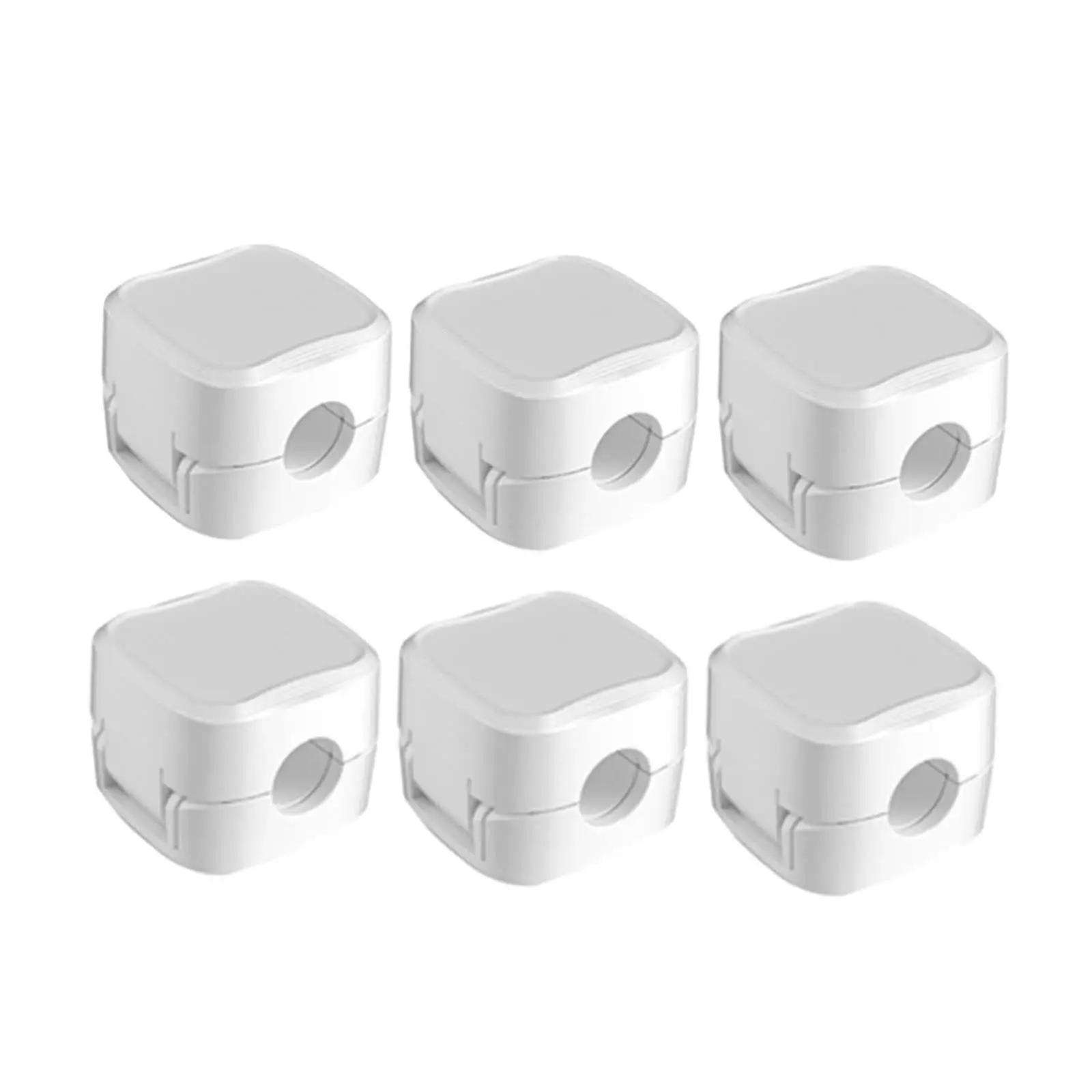 6Pcs Magnetic Cable Clips Cable Organizer Cable Holder for Home Desk Office