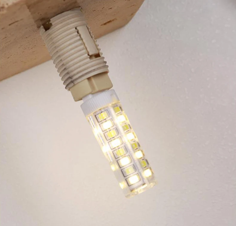 Mini LED Wall Light White Glass G9 Bulb Natural Stone